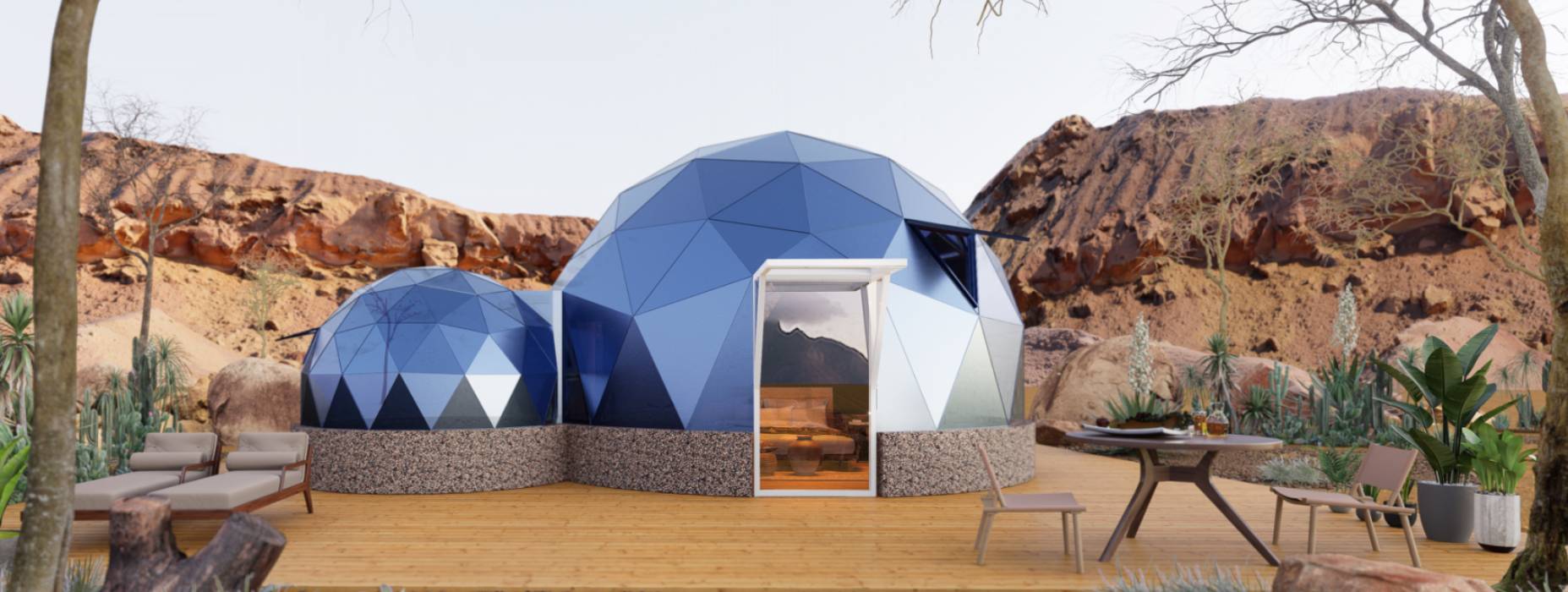 永春县球形智能光伏玻璃星空房